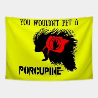 Service Porcupine Tapestry