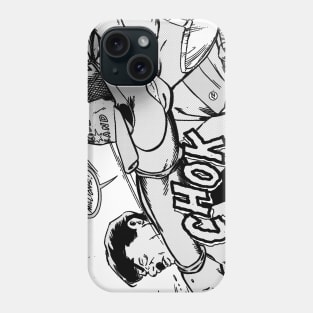 Raph punching Hitler (B&W) Phone Case