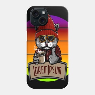 Cat Mother Coffee Lover Phone Case