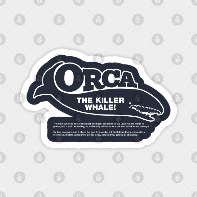 Orca - The Killer Whale Movie Magnet by Chewbaccadoll