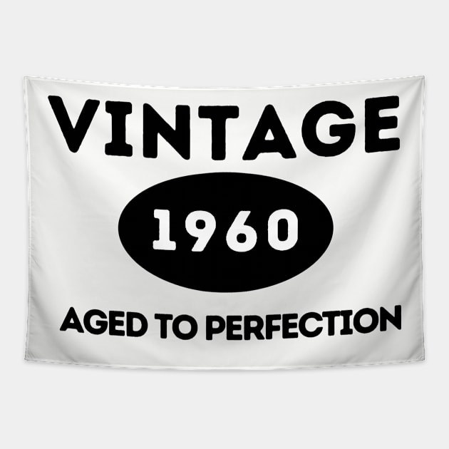 Vintage 1960, Aged to Perfection Tapestry by ArtHQ