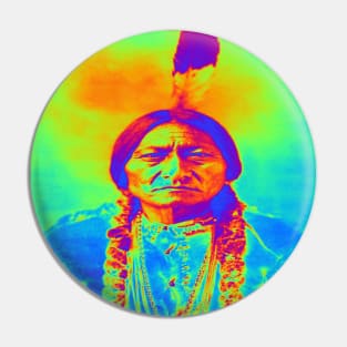 Native American Sitting Bull Pin