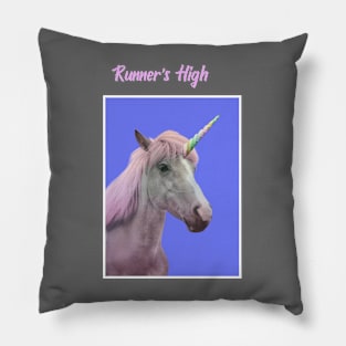 Runner's High Unicorn Pillow