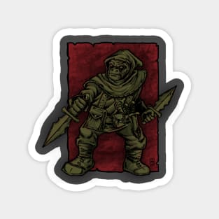Half Orc assassin Magnet