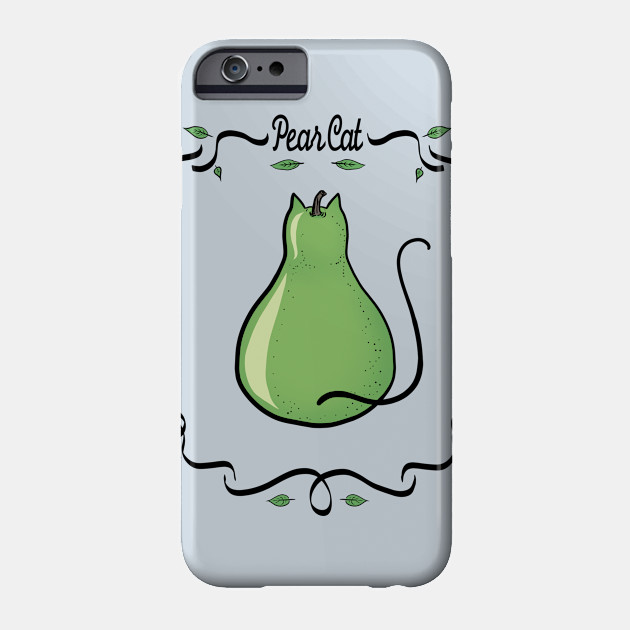 Pear Cat Cat Phone Case Teepublic