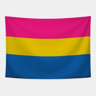 Seamless Repeating Pansexual Pride Flag Pattern Tapestry