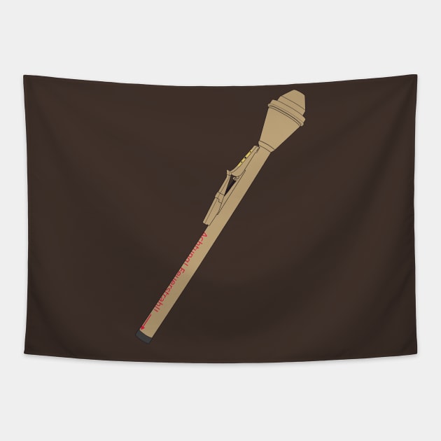 German Panzerfaust WW2 grenade launcher Tapestry by FAawRay