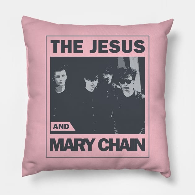 The Jesus And Mary Chain Pillow by Farewell~To~Us