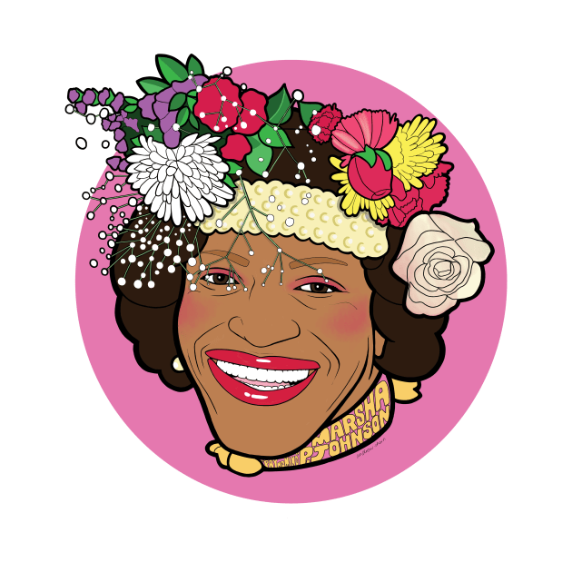 MARSHA P JOHNSON by AndrewAhernArt