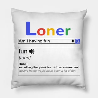 Introvert Alert Pillow