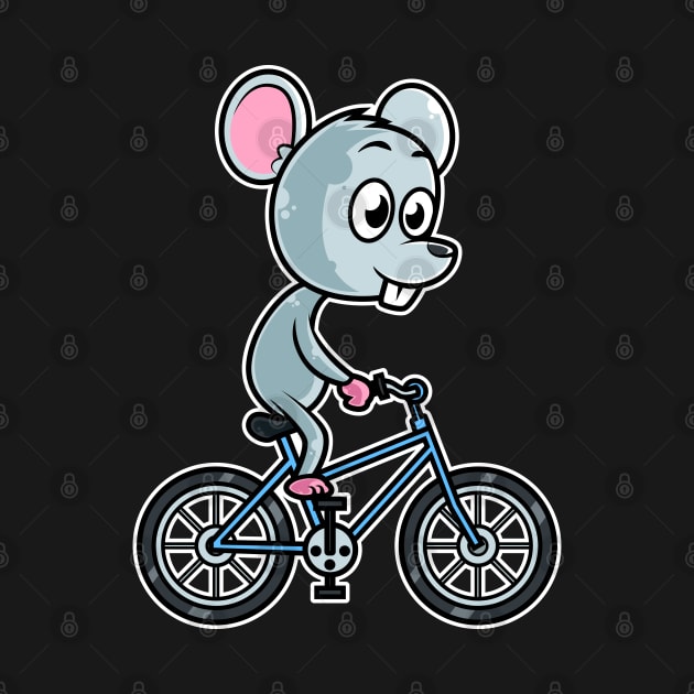 Mouse Bicycle Cyclist Cycling graphic by theodoros20