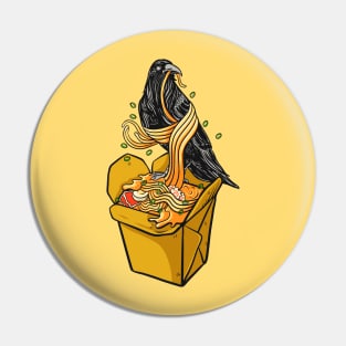 Crow Ramen Pin