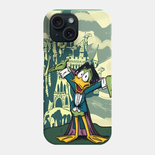 Count Duckula Phone Case by Black Snow Comics