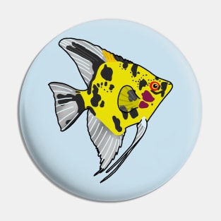 Koi Angelfish Pin