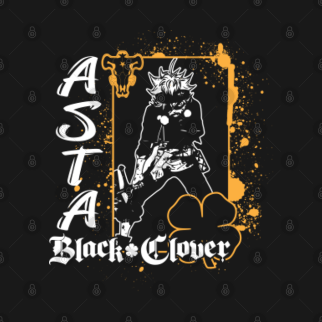 Disover Black Clover Asta Grunge T-Shirt - Black Clover - T-Shirt