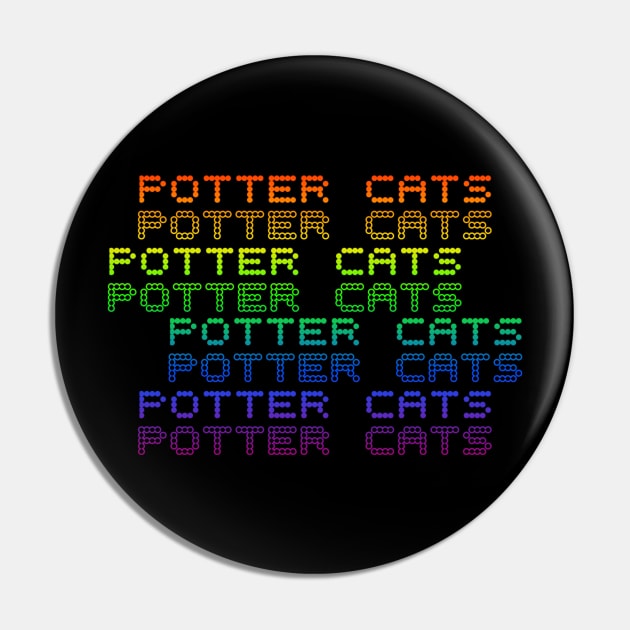 Potter cats rainbow Pin by Dexter