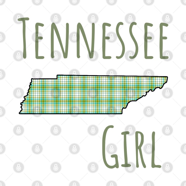 Tennessee Girl Plaid by Witty Things Designs