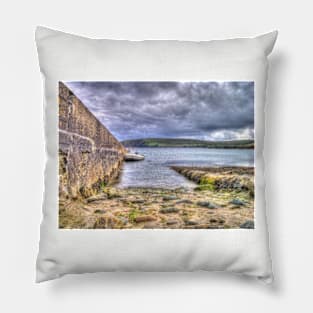 Moored dinghy, Houbie Beach, Fetlar Pillow