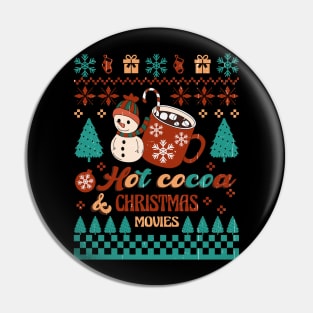 Hot Cocoa & Christmas Movies Pin