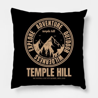 Mountain Hike In Temple Hill Ireland Camping Pillow