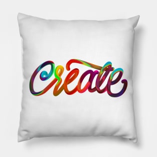 Brushed Create Pillow