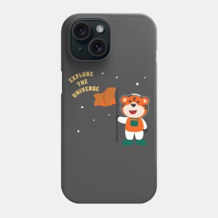 Cute tiger astronaut Phone Case