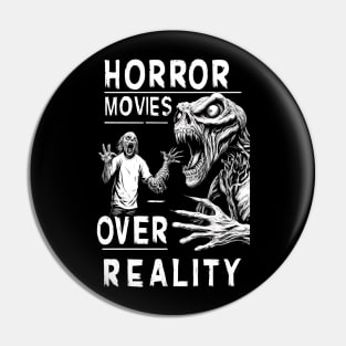 Horror Movies Fan Scary Monsters Pin