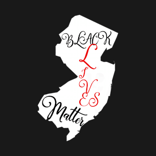 Black Lives Matter New Jersey T-Shirt