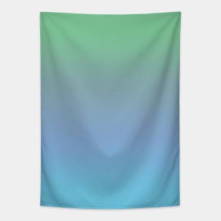 Blue Green Summer Gradient Fade Pattern Print Tapestry