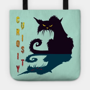 Curiosity Cat Doorslammer Gasser or Funny Car Drag Racing Motif Tote