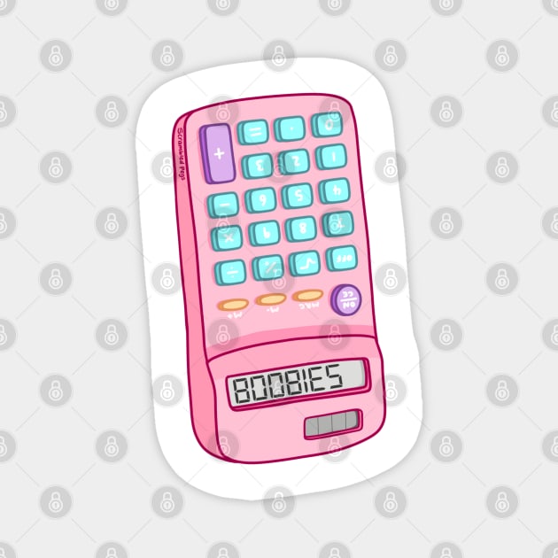 Pastel Calculator Typing Magnet by scrambledpegs