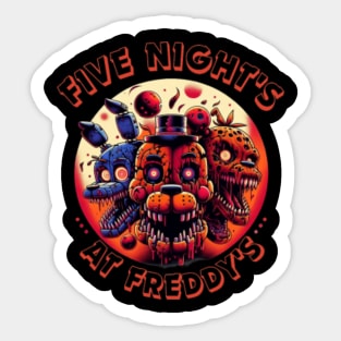 FNAF:SB Sun and Moon Animatronics Chibi Stickers -  Finland