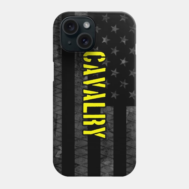 Cavalry Subdued American Flag Phone Case by Jared S Davies