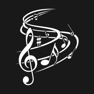 Music notes design T-Shirt