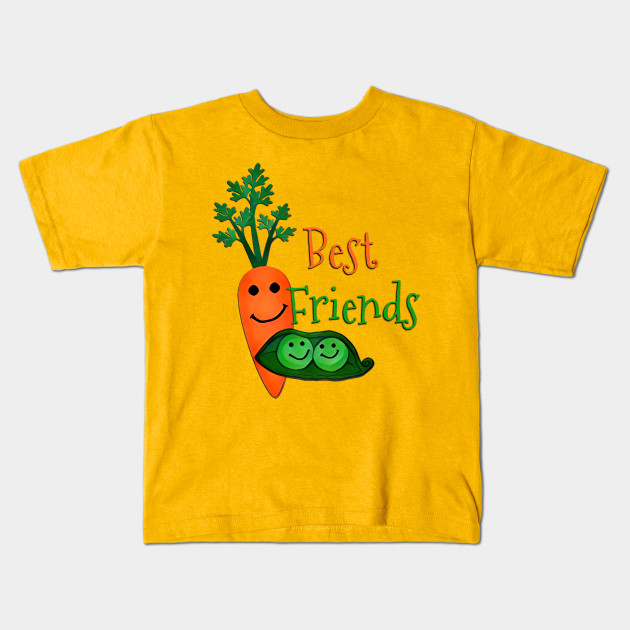 Best Friends Peas And Carrots Vegetable Kids T Shirt Teepublic