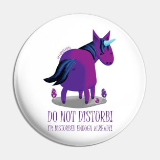 Gloomicorn - Do Not Disturb! Pin