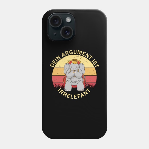 Elephant King Phone Case by BC- One- Shop