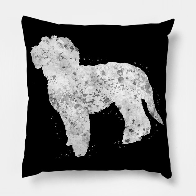 Goldendoodle dog Pillow by Yahya Art