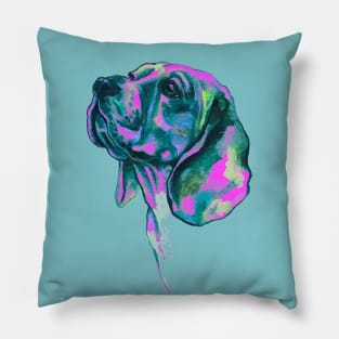 Neon Dog. Pillow