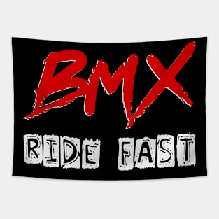 BMX Ride Fast for Men Women Kids and Bike Riders Tapestry