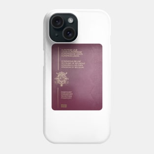 Belgium Passport Phone Case