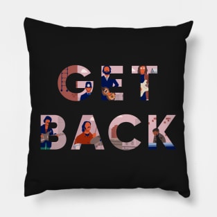 Get back illustrated Pillow