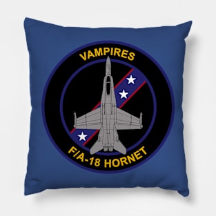 F/A-18 Hornet Vampires Squadron Pillow