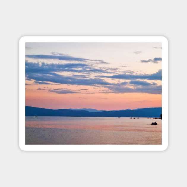 Beautiful Pastel Sunset Magnet by Kate-P-
