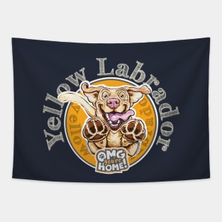 Yellow Labrador Retriever Lover Tapestry