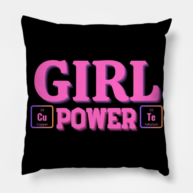 Girl Power Science Pillow by TrendsCollection