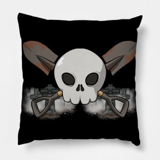 Undertakers crew Jolly Roger pirate flag (no caption) Pillow