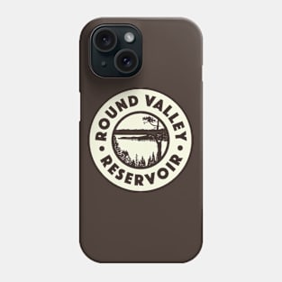 Round Valley Reservoir Vintage Circle Phone Case