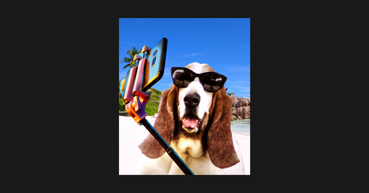 Dog Selfie Wearing Glasses Dog Selfie Wearing Glasses TShirt
