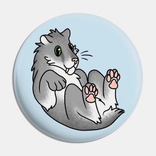 Cute Homotherium (Grey Version) Pin